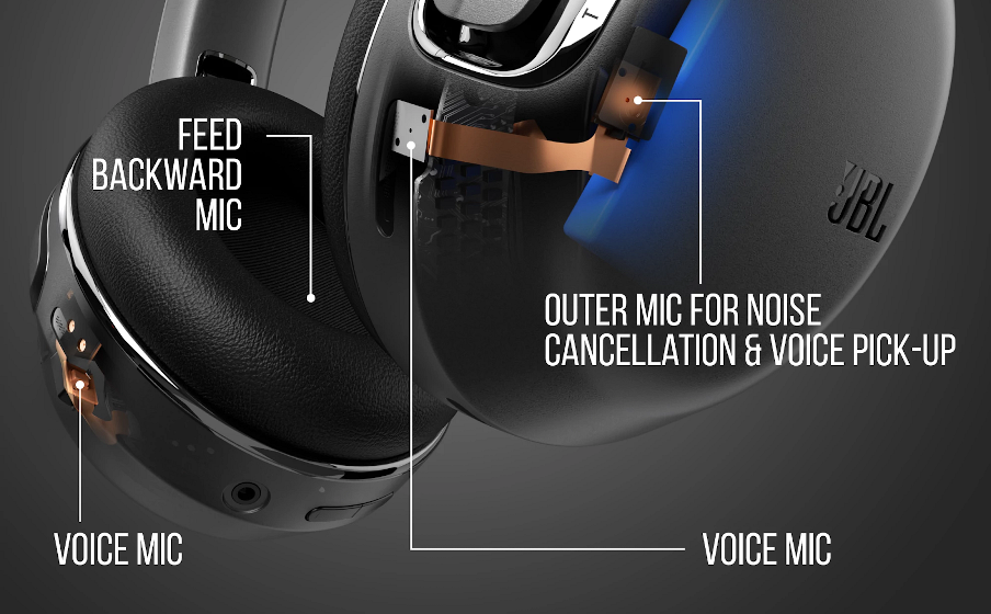 JBL Tour One Teknologien med fire mikrofoner giver nøjagtige og tydelige opkald - Image